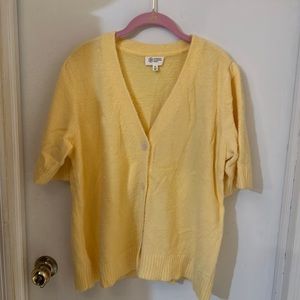 Candace Cameron Bure Cozy V-Neck Elbow Sleeve Cardigan